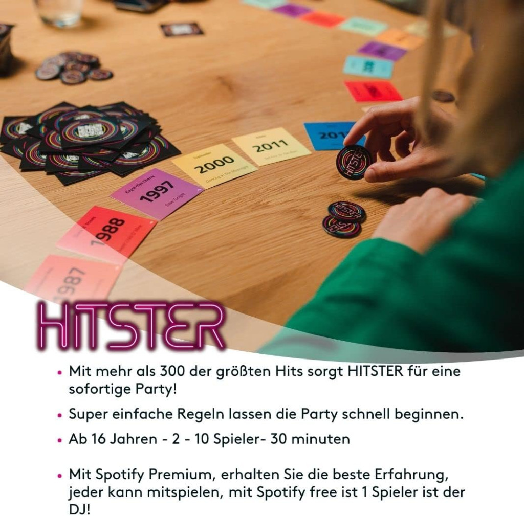 Jumbo Hitster Original zenei társasjáték, alternatív kép 7