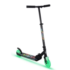 Aero Scooter C3 Gyerek Roller RGB Világító Kerekekkel, Fekete, 3–5 év, Többszínű