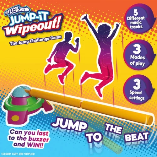 Maradj aktív! Jump-It Wipeout: Az ugró kihívás játék, 3–5 év, Többszínű