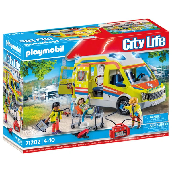 PLAYMOBIL City Life 71202 Fény- és hangtechnikai mentőautó – 1. kép