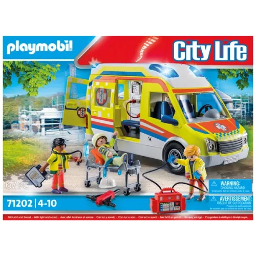 PLAYMOBIL City Life 71202 Fény- és hangtechnikai mentőautó