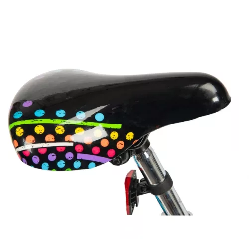 20 colos gyerekbicikli Milan Neon fekete/többszínű