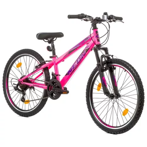 24 colos Luna MTB hegyikerékpár, neonrózsaszín