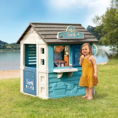 Smoby Sweety Corner kerti játszóház fagylaltozóval és gyerekkonyhával