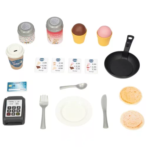 Smoby Sweety Corner kerti játszóház fagylaltozóval és gyerekkonyhával