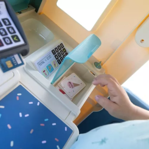 Smoby Sweety Corner kerti játszóház fagylaltozóval és gyerekkonyhával