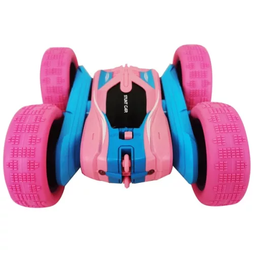 Spin N' Stunt RC autó 1:24 rózsaszín/kék, 3–5 év, Többszínű