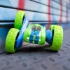 Spin N' Stunt RC autó 1:24 méretarány, zöld/kék, 3–5 év, Többszínű
