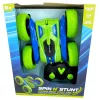 Spin N' Stunt RC autó 1:24 méretarány, zöld/kék, 3–5 év, Többszínű