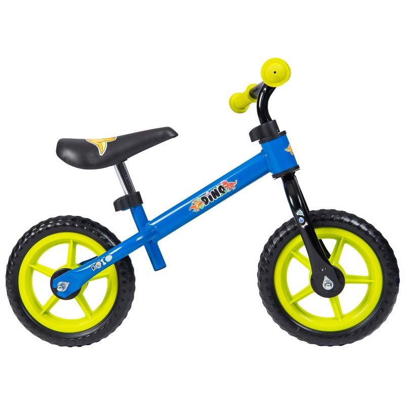 Smyths Toys 10 colos Dino futóbicikli, kék, fő nézet