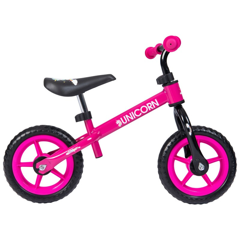Smyths Toys 10 colos Einhorn futóbicikli, pink, fő nézet
