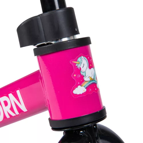 10 colos Einhorn futóbicikli, pink
