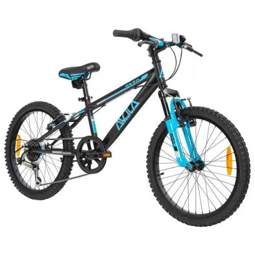 20 colos Avoca gyermek mountain bike, fekete/kék