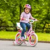 14 colos Verve Einhorn gyerekkerékpár kiegészítő kerekekkel, pink