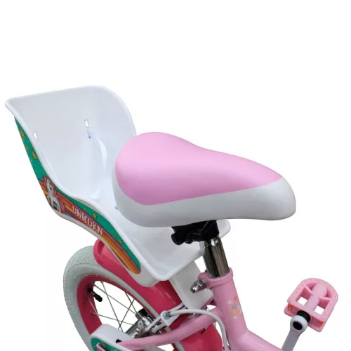14 colos Verve Einhorn gyerekkerékpár kiegészítő kerekekkel, pink