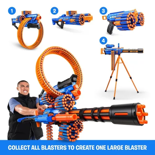 XSHOT Insanity Motorized Rage Fire motoros szivacslövő állvánnyal