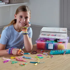   Mega Loom Bands gumis karkötőkészítő szett, 8000 darabos