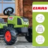 Claas Arion 410 pedálos traktor pótkocsival, Többszínű