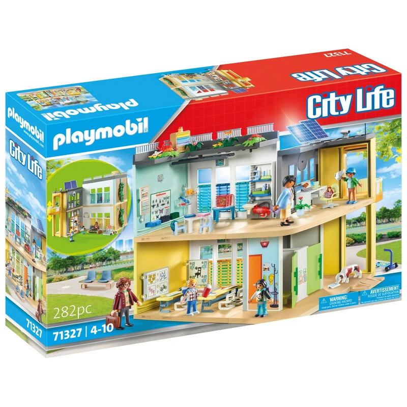 PLAYMOBIL City Life 71327 Nagy iskola – fő nézet