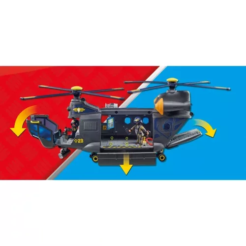 PLAYMOBIL City Action 71149 SWAT mentőhelikopter fénnyel és , 3–5 év