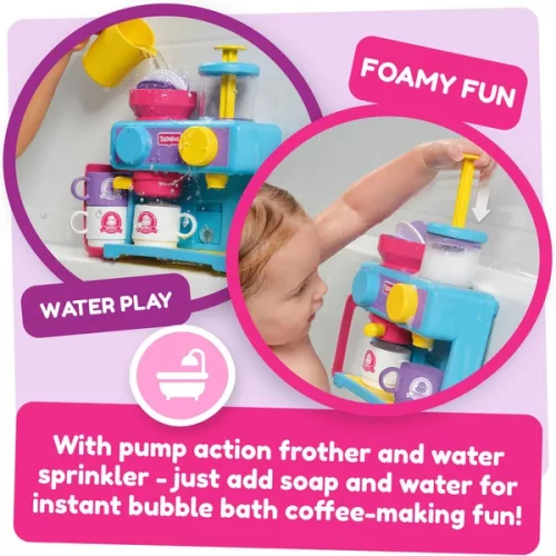 TOMY Toomies Barista fürdőszett, 3–5 év, Többszínű