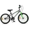 18 colos gyerekbicikli Verve ACE ezüstszürke/neonzöld