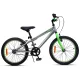 18 colos gyerekbicikli Verve ACE ezüstszürke/neonzöld