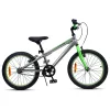 18 colos gyerekbicikli Verve ACE ezüstszürke/neonzöld