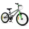 18 colos gyerekbicikli Verve ACE ezüstszürke/neonzöld