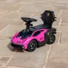 Lamborghini 63 kisautó tolókarral és hanggal, rózsaszín