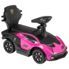 Lamborghini 63 kisautó tolókarral és hanggal, rózsaszín