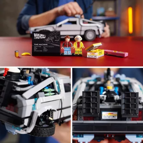 LEGO Icons Az időgép a Vissza a jövőbe DeLorean DMC-12 című filmből 10300