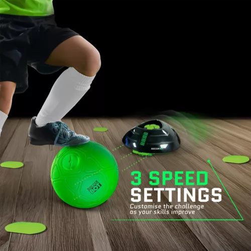 Strikesphere Soccer Bot – Az EREDETI Beltéri Fociedző Robot (Boost Móddal)