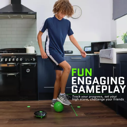 Strikesphere Soccer Bot – Az EREDETI Beltéri Fociedző Robot (Boost Móddal)
