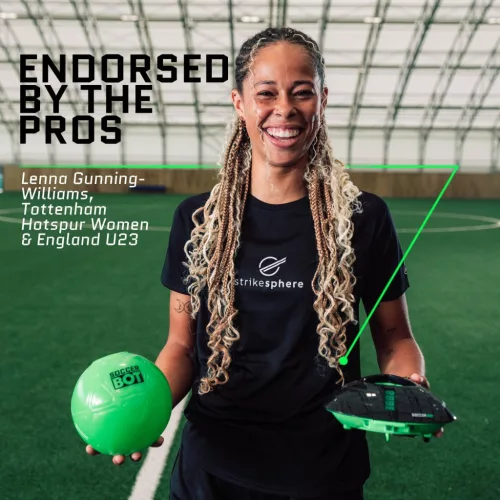 Strikesphere Soccer Bot – Az EREDETI Beltéri Fociedző Robot (Boost Móddal)