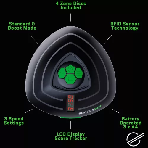 Strikesphere Soccer Bot – Az EREDETI Beltéri Fociedző Robot (Boost Móddal)