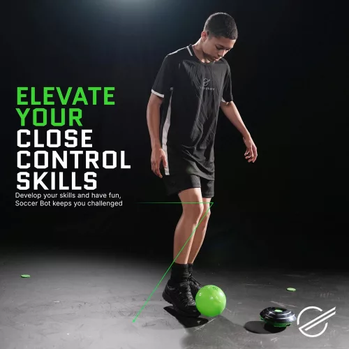 Strikesphere Soccer Bot – Az EREDETI Beltéri Fociedző Robot (Boost Móddal)