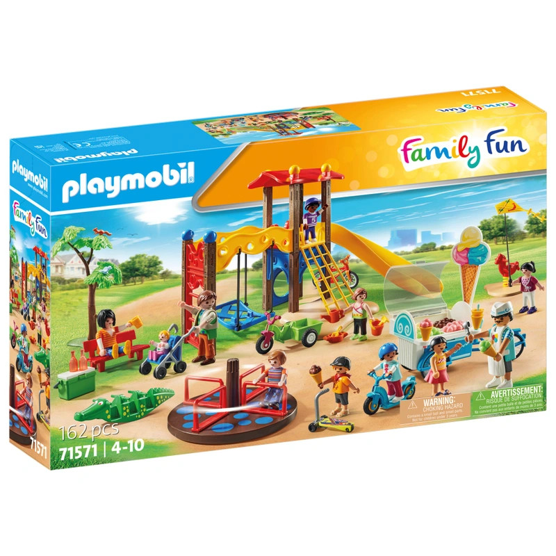 PLAYMOBIL Családi szórakozás 71571 Nagy játszótér – fő nézet