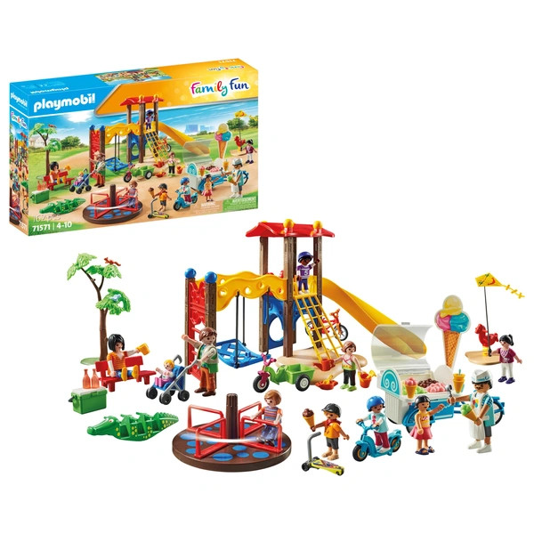 PLAYMOBIL Családi szórakozás 71571 Nagy játszótér – alternatív kép 2