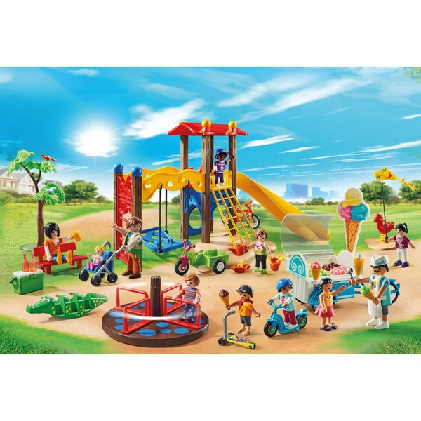 PLAYMOBIL Családi szórakozás 71571 Nagy játszótér – alternatív kép 3