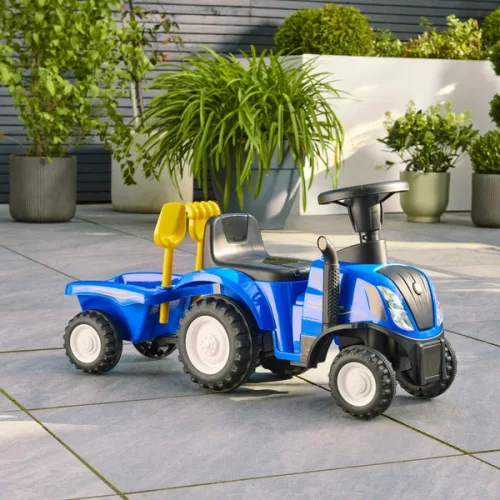 New Holland T7 traktor utánfutóval