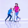 Aero Roller Neo Chrome Kick LED Kerekekkel, 3–5 év, Többszínű
