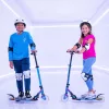 Aero Roller Neo Chrome Kick LED Kerekekkel, 3–5 év, Többszínű