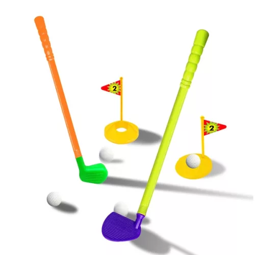 Deluxe golfkészlet gyerekeknek, 3–5 év, Többszínű