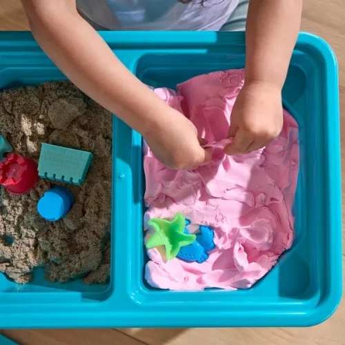 Compound Kings Ultimate Sand and Slime játékasztal, 3–5 év, Többszínű