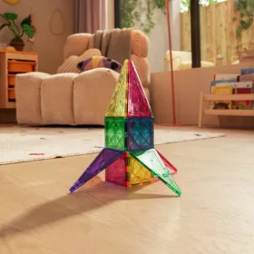 Magnetic Tiles mágneses építőkocka készlet, 40 darabos