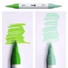 Crafty Co. dupla hegyű akrilmarker készlet, 24 db