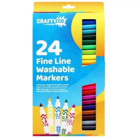 Crafty Co. Fine Line marker mosható festékkel, 24 db