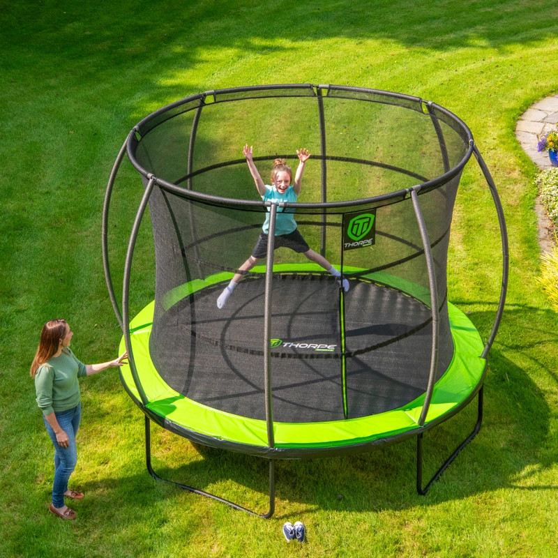 Thorpe Sports kültéri kerek trambulin hálóval 305 cm – fő nézet