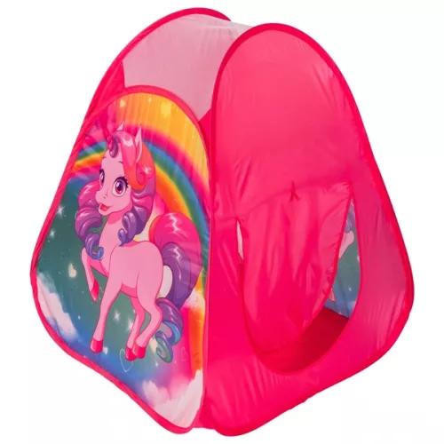 Rózsaszín unikornisos játszósátor